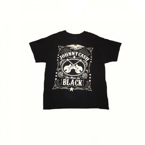 Johnny Cash Man in Black graphic